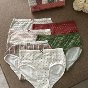 Pack de 6 culottes en coton fin d’année