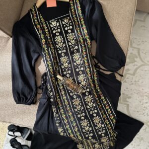 Robe à lacets noire