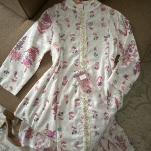 Robe Midi Fluide à Fleurs