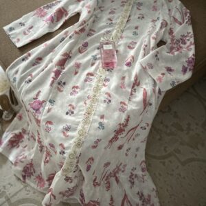 Robe Midi Fluide à Fleurs