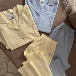 Pyjama 100% coton Jacquard