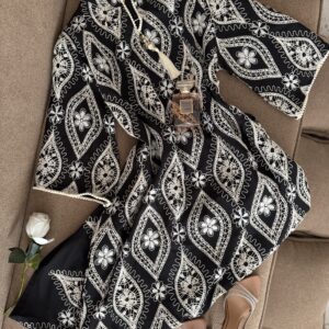 Robe Daraa en Broderie Guipure 95% coton