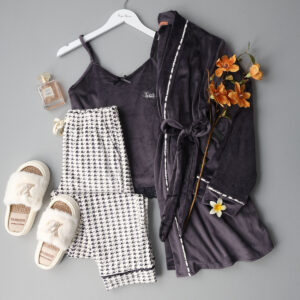 Pyjama 3 pièces bustier