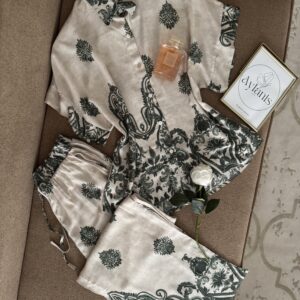Ensemble Imprimé Paisley Demi Manches