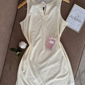 Robe de Nuit Fleurie TRESS 80% Coton
