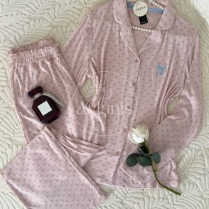 Pyjama Tress Boutonné Noeuds