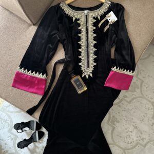 Robe velours Aylanis